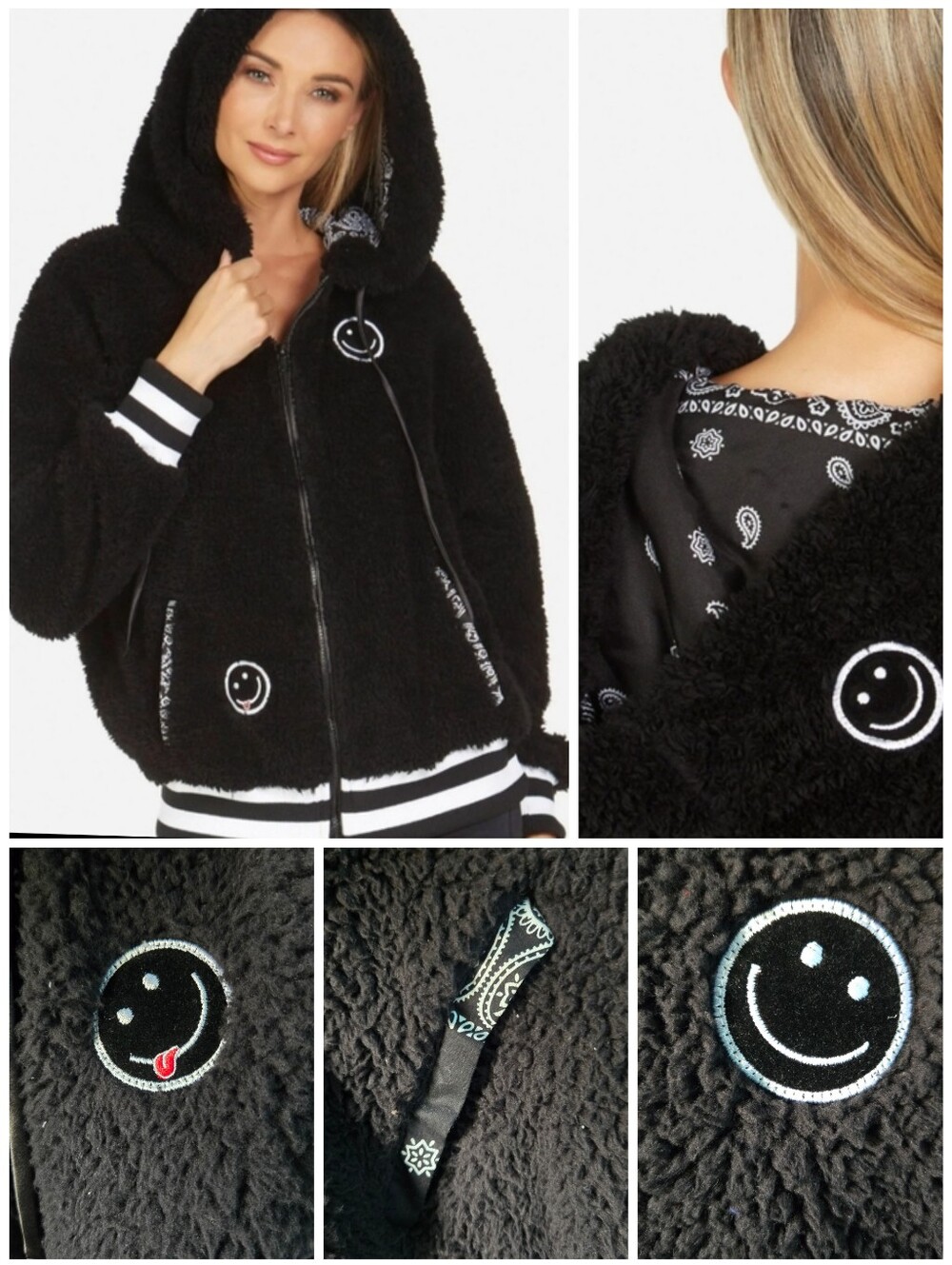 Lauren Moshi Sherpa Priscilla Peace Love Moshi coat